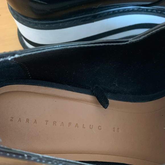 ZARA JEWELED FLAT PLATFORM SHOE - Picture 13 of 15